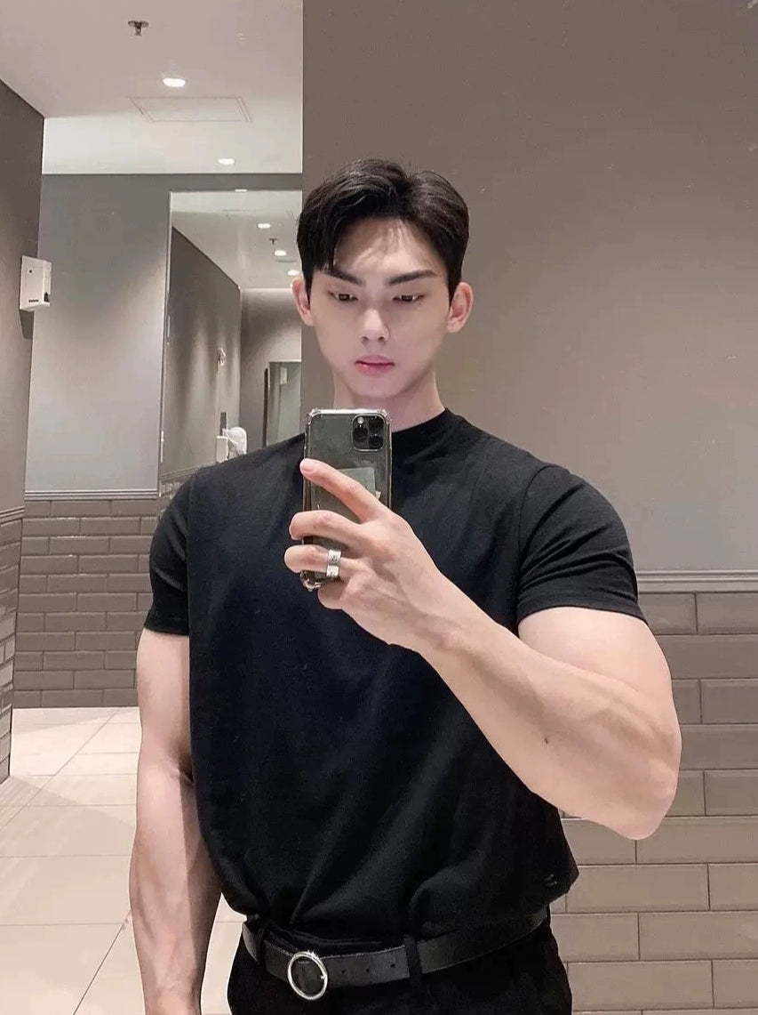 Workout Brothers Muscle Running Training Wear Short Sleeve T-Shirt